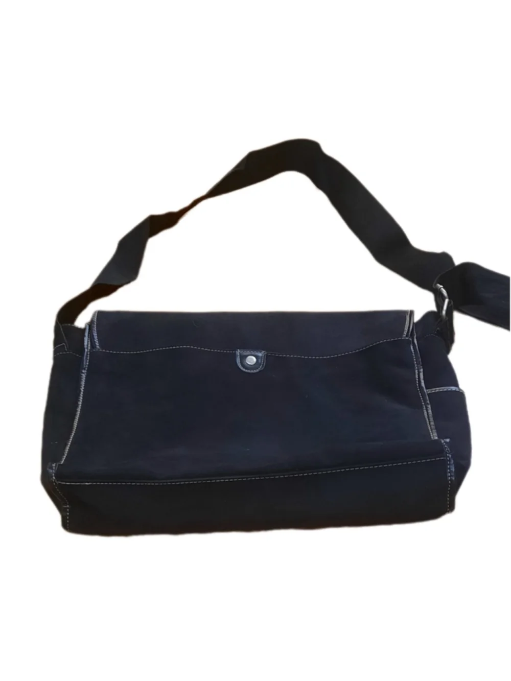 Kenneth Cole New York Faux Suede Messenger Bag, Size 15